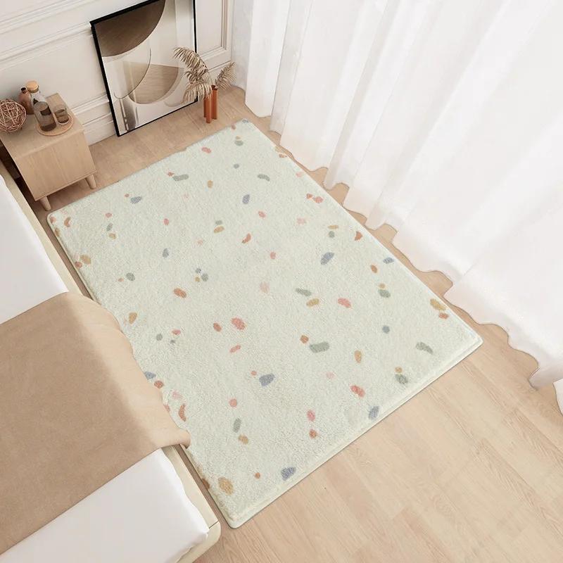 Modern Minimalism Bedroom Fluffy Carpet Large Area Carpets for Living Room Children Girl Room Soft Rug Non-slip Washable Mat
