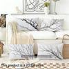 Branched Pattern Rectangle Pillowcase Suitable For Sofa Bedroom Car Pillow Cover Cushion Rectangular Back Cushion