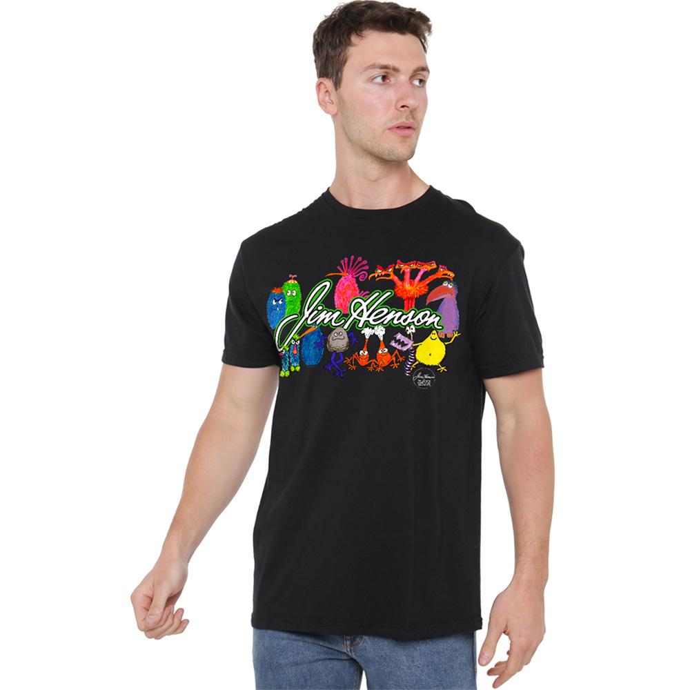 Jim Henson Unisex Adult Sketch Collage T-Shirt