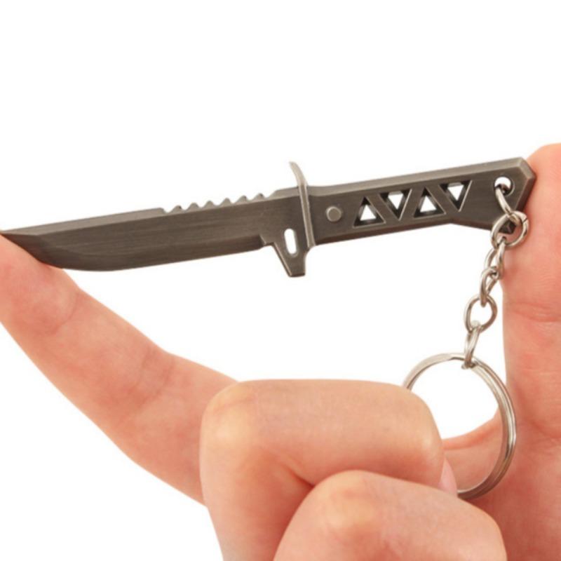 9cm Valorant Xenohunter Melee Weapon Keychain Model Accessorie Delicate Reaver Metal Sword Gifts Toys Crafts Collections Carry Mini Lightweight