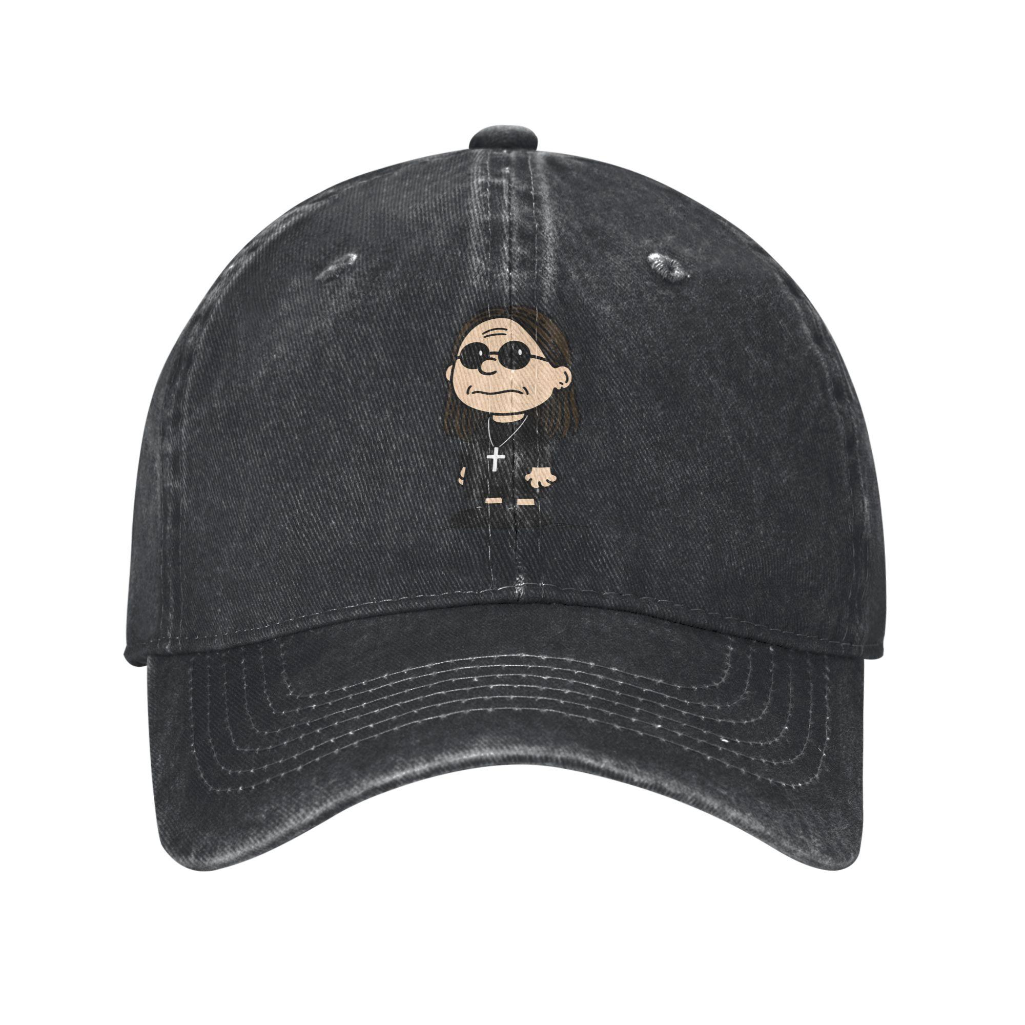 

Ozzy Osbournes Sun Baseball Cap Fashion Unisex-Teens Washed Trucker Hat Wholesale Print Hippie Snapback Cap Birthday Gift One Size чёрный