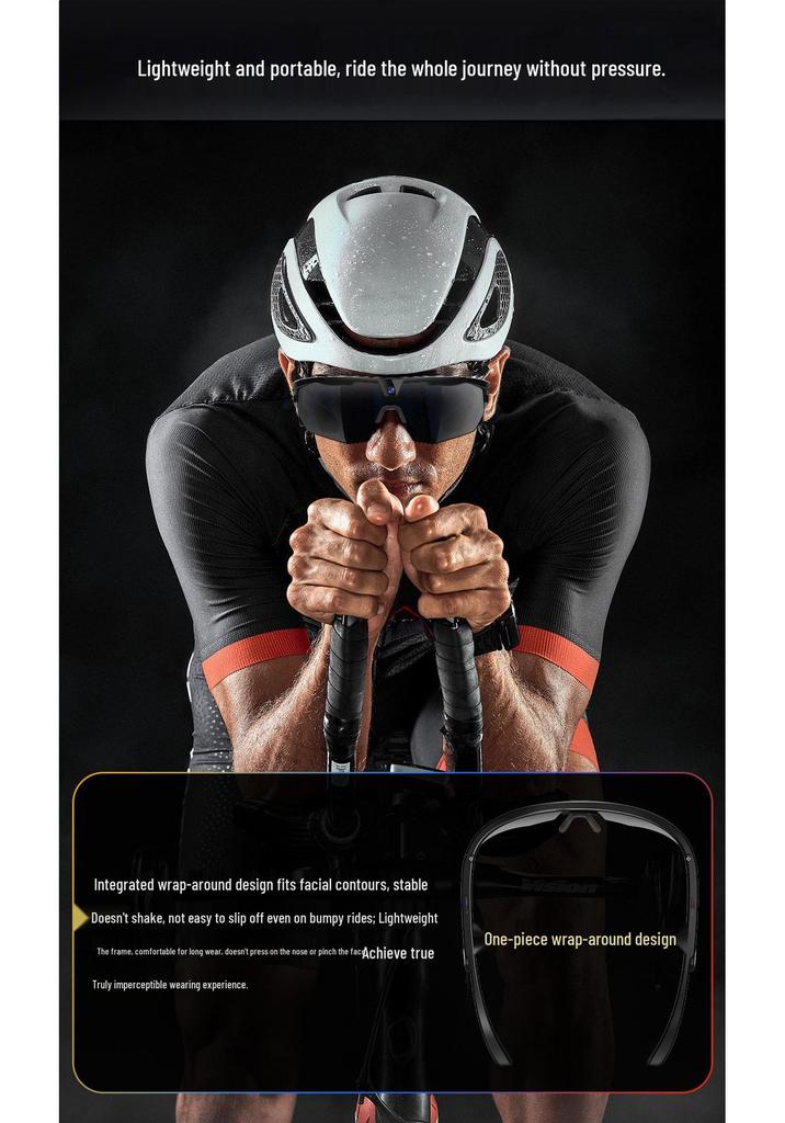 AI Camera Video Cycling Glasses with 800MP, Voice Assistant, Translation, Music & Bluetooth Calls