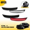 Front White Rear Red LED Bumper Side Marker Lights For 2015- Dodge Charger A