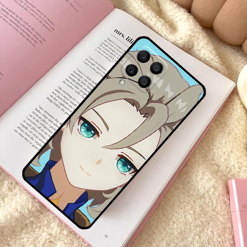 Smug Albedo Genshin Impact Case For Samsung Galaxy M31 M13 M11 M12 M14 M15 M06 M16 M36 M56 M53 M32 M52 M35 M55 M34 M54
