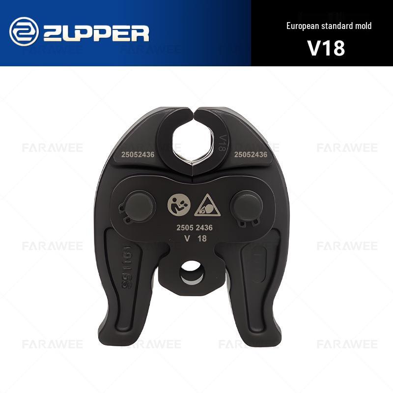 Cap de clește de presare pentru țevi din oțel inoxidabil tip V, standard european Zupper (Model PZ/MP-1930)