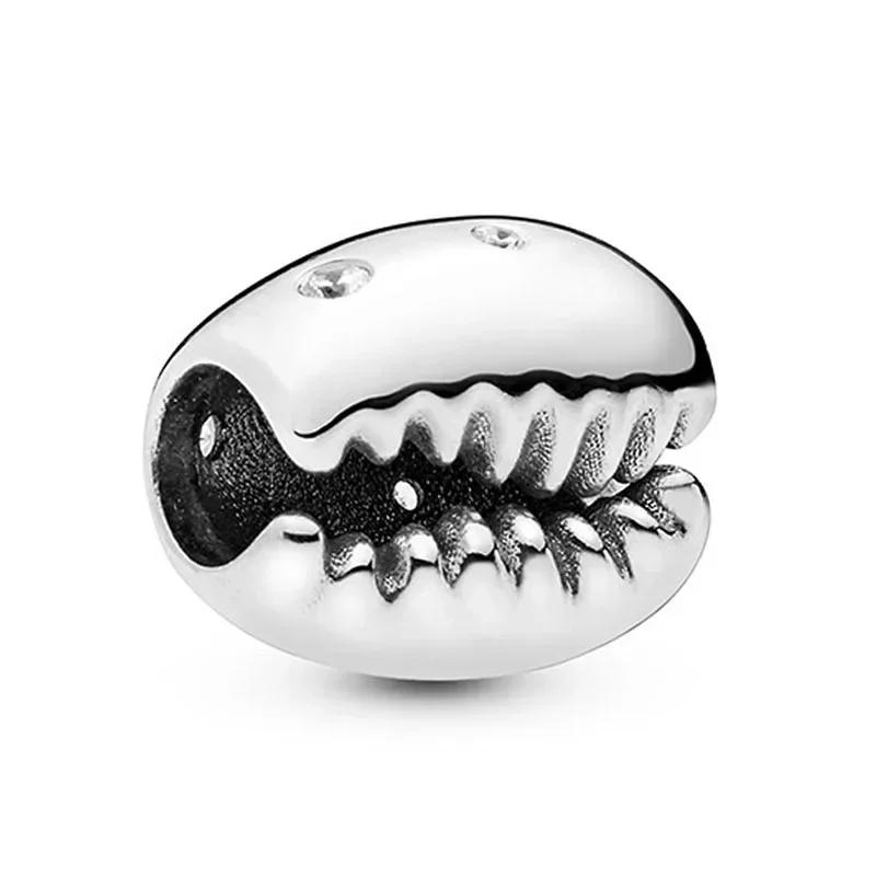 New Fashion Cartoon Animal Owl Fish Butterfly Shell Bird Bead Charms Fit Bracelets for Women DIY Jewelry Accessories