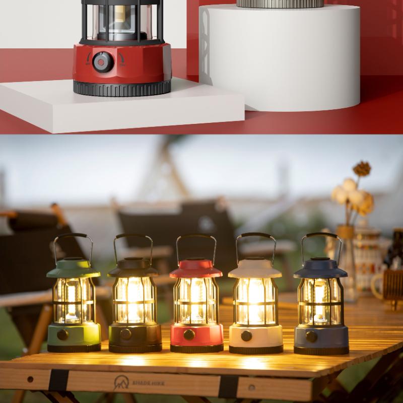 New Camping Light Outdoor Camping Light Tent Light Portable Horse Light Retro Rechargeable Camping Light
