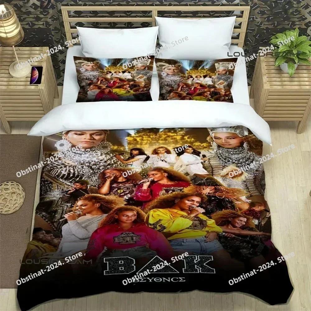3D Beyonce Giselle Knowles Bedding Set Printed single Comforter Quilt Bed Cover Duvet Cover Pillow Case 3 Pieces Kids Adult Size