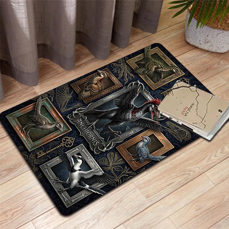 Ancient Creatures Pattern Rug Floor Mat for Living Room or Bedroom Soft and Comfortable Carpet a Gift for Birthday and Holiday.