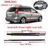 1 or 3 Pieces Outside Windows Rubber for Mazda 5 2008-2011  Glass Protector Black Rubber Strip for Mazda 5  C235-50-670C