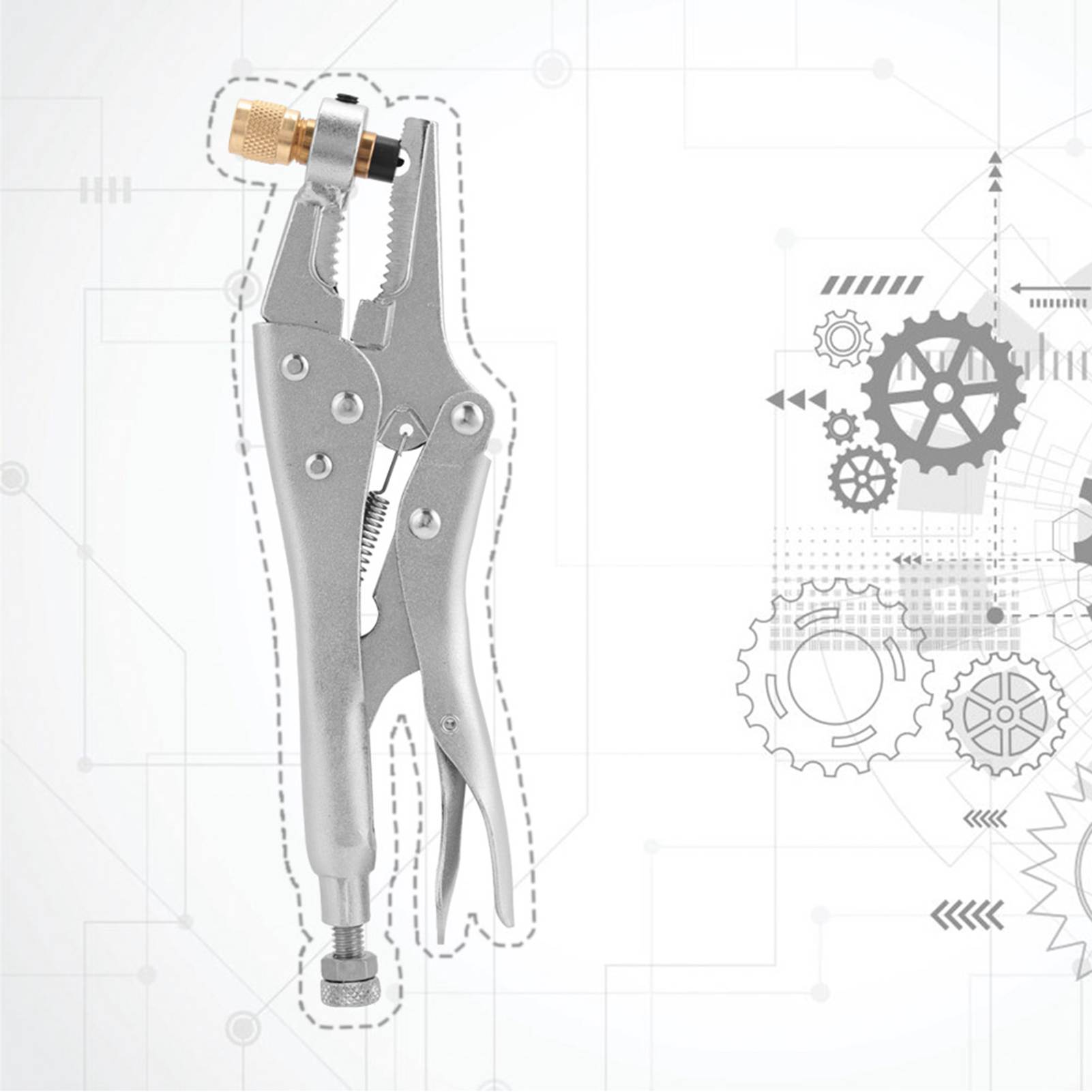 Air Conditioner Refrigerant Recovery Plier Air Conditioner Refrigerant Recovery Refrigeration Tube Locking Plier