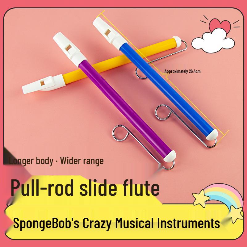 Liuliu Squidward Slide Whistle: SpongeBob Push-Pull Flute