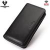 Men Wallet, First Layer Cowhide Clutch, Large-capacity Horizontal Zipper, Concealed Pocket