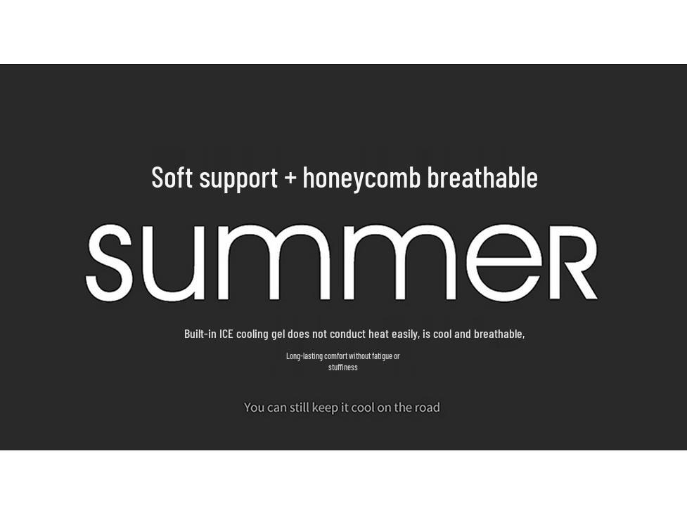 Universal Gel Ice Car Seat Cushion - Breathable, Ventilated, Four Seasons Comfort Pad