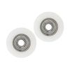 30mm Diameter Elite Greenhouse Door Wheels Replacement Kit