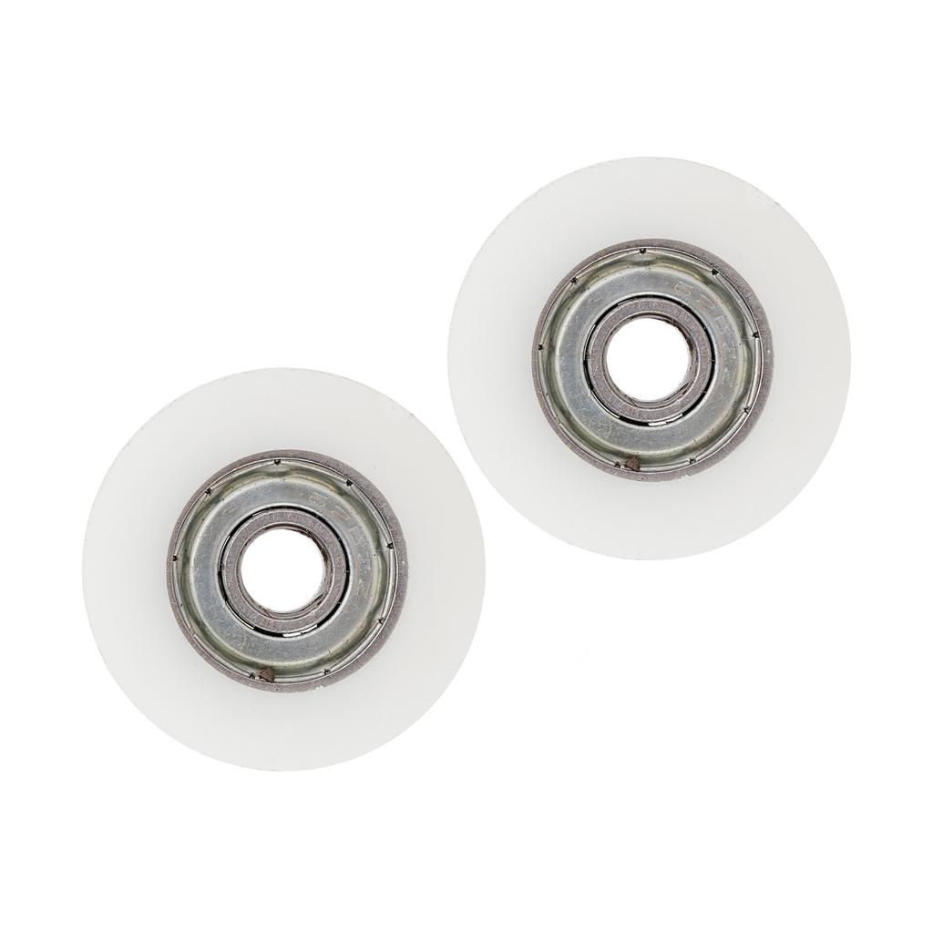 30mm Diameter Elite Greenhouse Door Wheels Replacement Kit