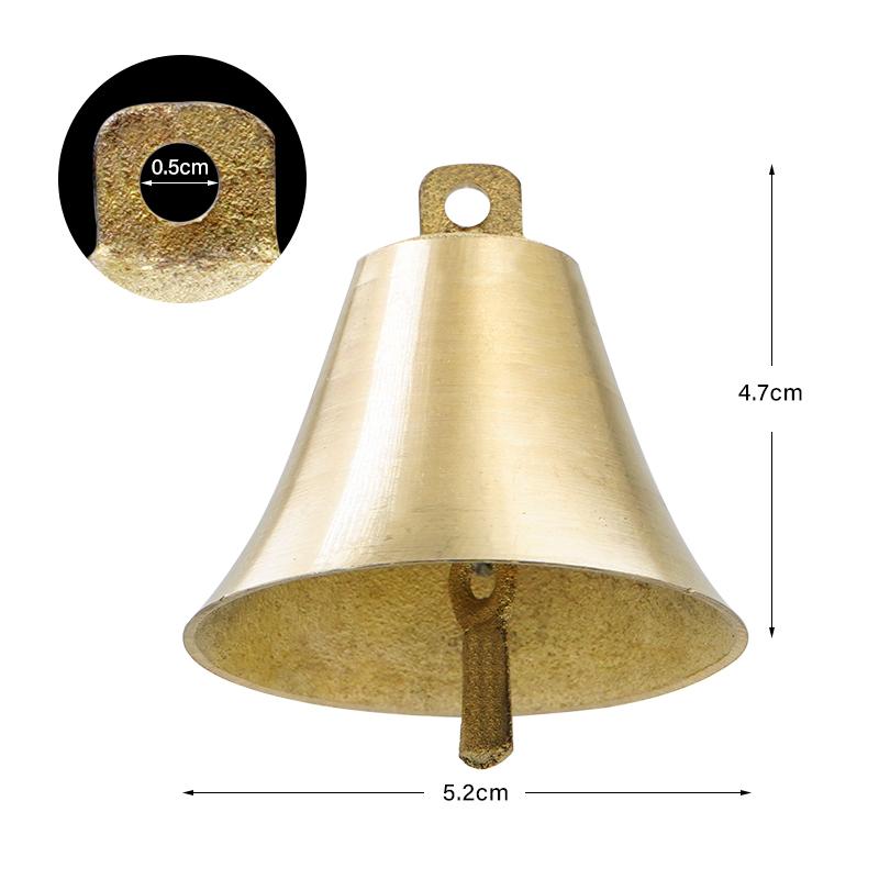 

50mm Cow Horse Sheep Grazing Copper Bells Large Thickened Cattle Sheep Antique Bells Animal Prevent The Loss Zinc Alloy Bells