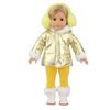 Cute Doll Accessories 18Inch American Doll Hanging  Ear Covering Yellow Cartoon Smile Face Winter Clothes For 43cm New Born Doll