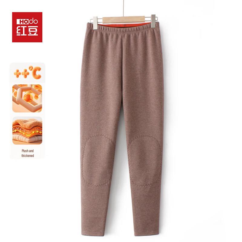 Hodo Women's Winter Thermal Fleece-Lined High-Waist Trousers