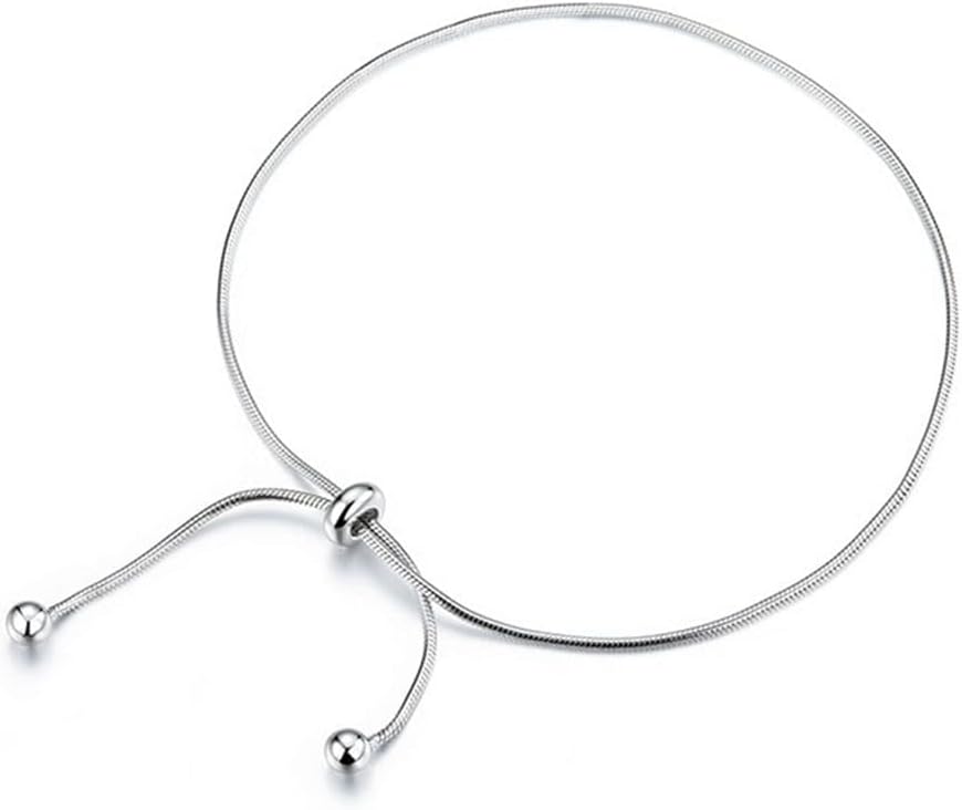 Ankle Bracelets for Women Waterproof Adjustable Stainless Steel Chain Anklet Bracelet Thin Chain Anklet Summer Beach Jewelry