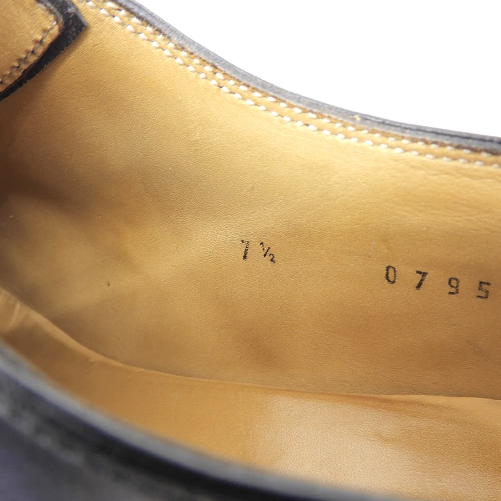 berluti Olga-era B-buckle single monk strap shoes, men's, navy, size 7 1/2, made in 2015 shoes 7 1/2 NavyUsed