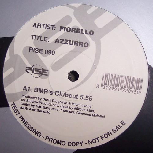 12inch Record FIORELLO - Azzurro RISE090 Rise 2000 Italy Dance & Electronica Used