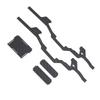 Carbon Fiber Chassis Kit RC Chassis Frame Rails for Axial SCX24 Deadbolt JLU C10 Bronco 124 RC