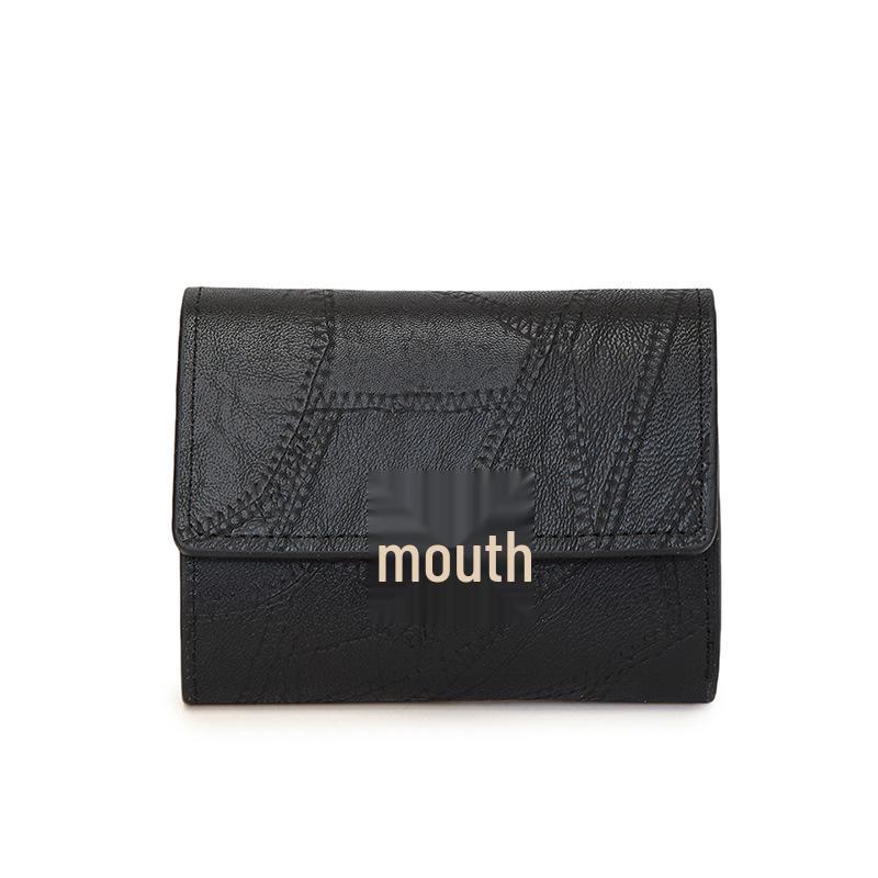 2025 Women's Crocodile Pattern Wallet: Multi-Card Foldable Coin Purse with Snap Button