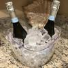 Anti-fall Wine Chilling Bucket 4/8/12L Champagne Bottles Ice Cooler Transparent Ice Bucket  Gift