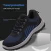 Steel Toe Safety Boots Work Sneakers for Men Anti Smashing Safety Shoes Anti-puncture Work Slip-Resistant Waterproof Lightweight