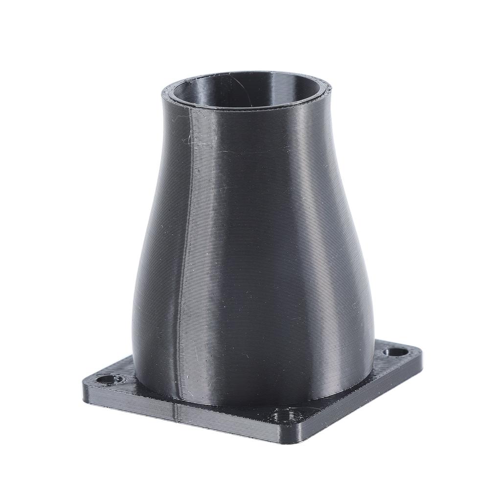 Long Flange Duct Fan Hose Connector Air Ventilation Adapter for Kitchen Hood Ventilator Pipe Connecting Exhaust Outlet