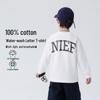 T-shirt a maniche lunghe in cotone per ragazzo