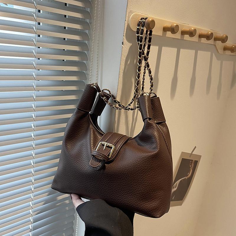 Classic Vintage Large Capacity Shoulder Bag For Women Stylish Commuter Tote Bag