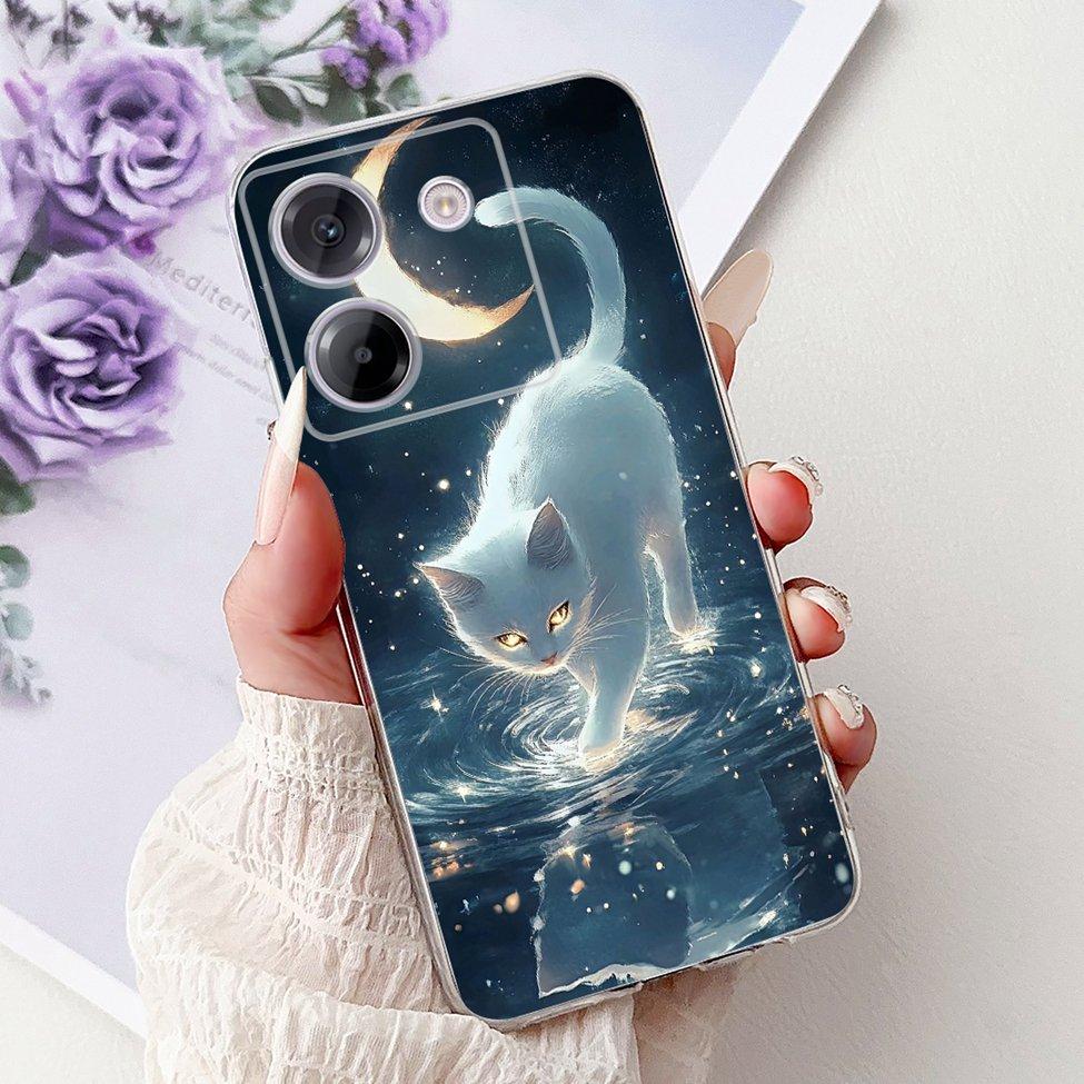 For Xiaomi Poco M7 Pro 5G Case Clear Fashion Luxury Cartoon Funny Cool Painted Soft Phone Case For Poco M7 Pro 5G Back Cover