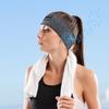 Cross-border Bluetooth Earphone Music Headband: Sweat-Absorbing, Detachable, Washable Sports Fitness Accessory.