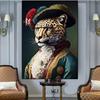 Nowoczesna moda zwierzęca szlachetny rocznik lew tygrys pies niedźwiedź 5DDIY diamentowe malowanie sztuka ścienna obraz dekoracja salonu