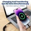 120W Car Spring Cable USB Type C Fast Charging Micro USB Cable For iPhone 16 15 Samsung Xiaomi  Quick Charger 3.0