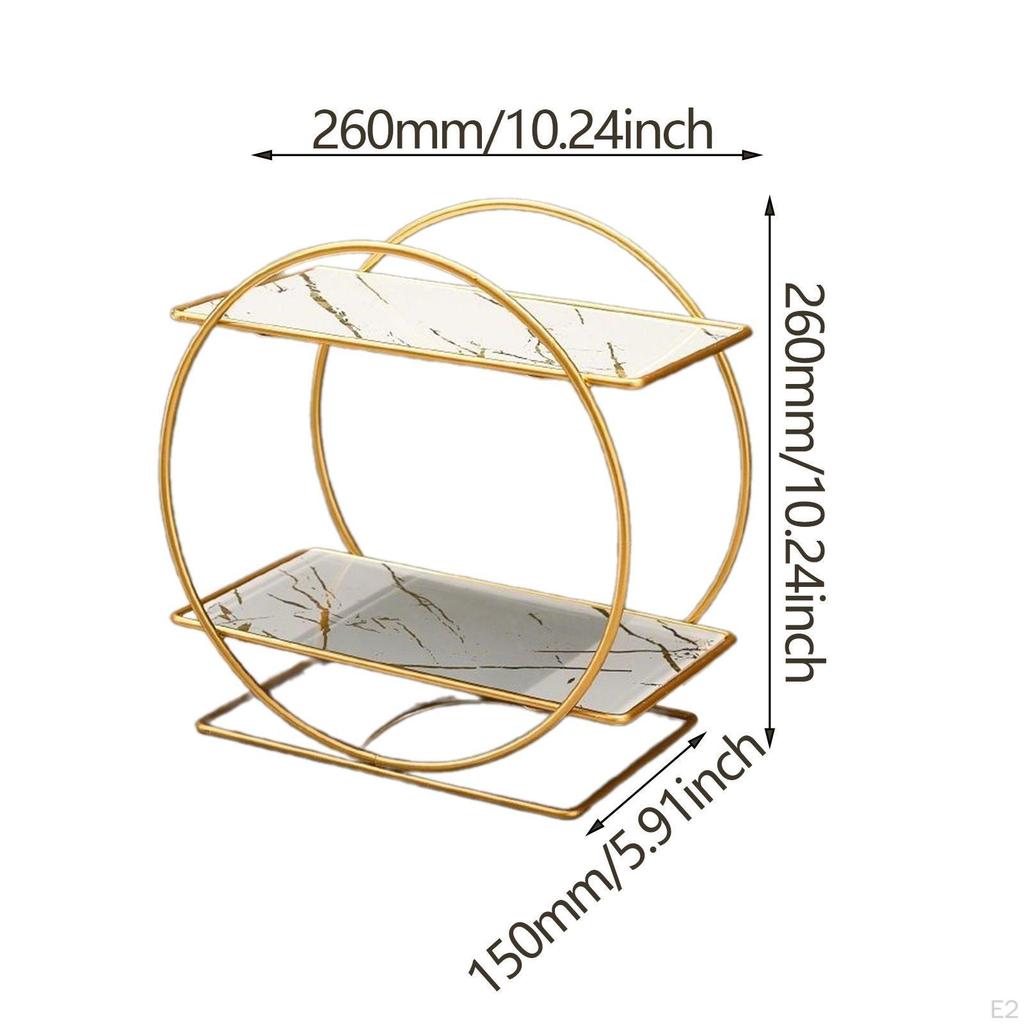 Bathroom Counter Organizer Cosmetic Storage Rack Perfume Display Stand Shower Shelf Vanity Tray for