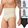 Herren Kompressionsshorts Bauchkontrolle Po-Anhebung Unterwäsche Hoher Bund Formwäsche Schlankmachende Slips Bodyformer