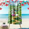 Diddl Custom Name Print Beach Towel, Large Soft Quick Dry Towel for Beach Camping Swimming
