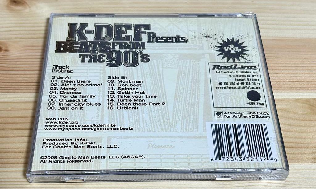 [USED] K-DEF BEATS FROM 90's MARLEY MARL
