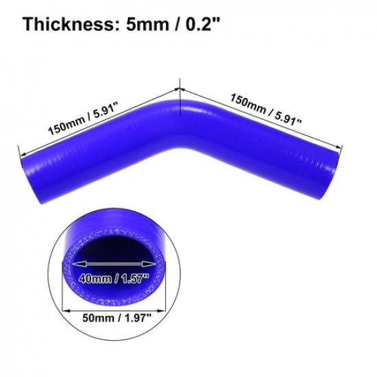 Single Intercooler Silicone Hose 40mm 157" Universal