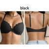 Women Sexy French Lace Adjustable Push Up Gathering Back Bra