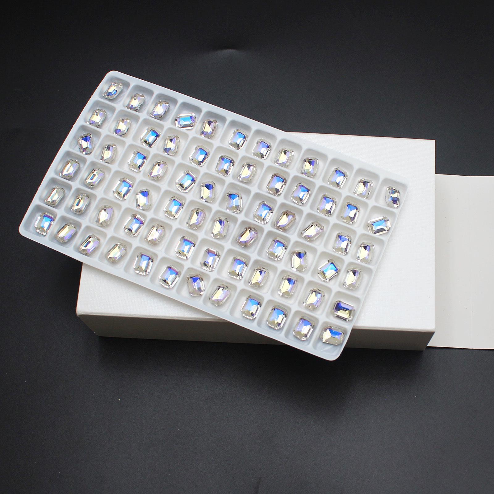 

K9 Premium Blue Moonlight Heart & Oval Nail Art Rhinestone Embellishments