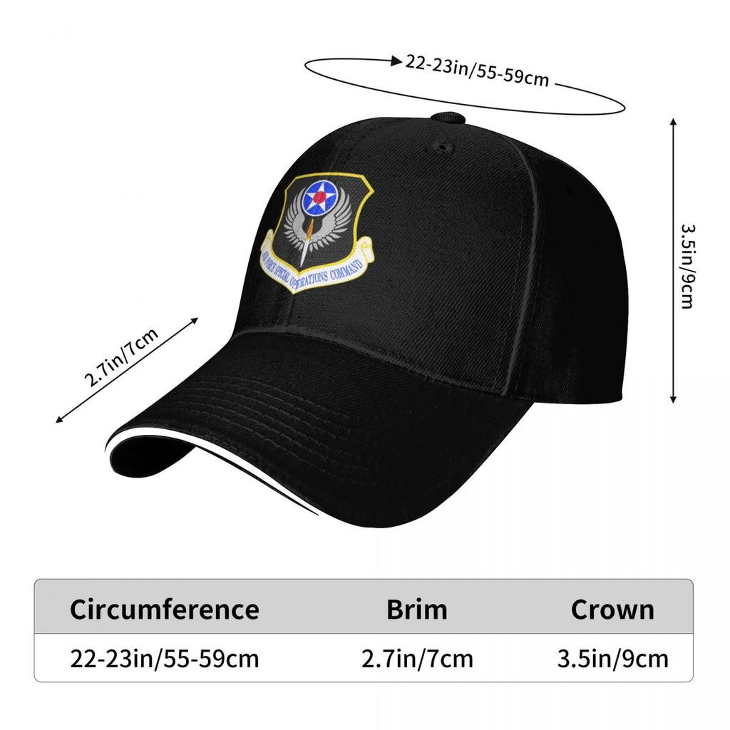 Air Force Special Operations Command Camping Baseball Caps Women Printing Male Beach Sun Hat Peaked Cap
