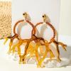 Bohemian Coral Pendant Earring Exaggerated Turquoise Earrings Gifts Womens Trendy Jewelry