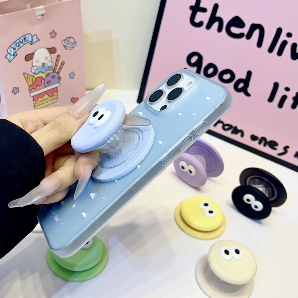 Magnetic Silicone Big Eye Bracket Personalized Creative For Desktop Lazy People Universal Anti-drop Durable Mobile Phone Holder
