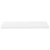 VidaXL Étagère murale flottante Blanc brillant 80x23,5x3,8 cm MDF