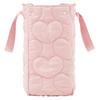 Skater Quilted Fabric Insulated Lunch Tote Bag with Sanrio My Melody Drawing Pocket, KBCT9-A