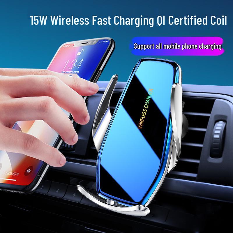 15W Wireless Car Charger & Automatic Phone Mount